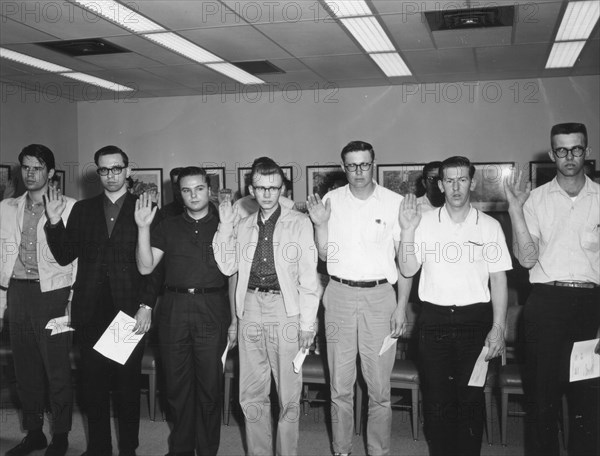 Inductees Taking the Oath