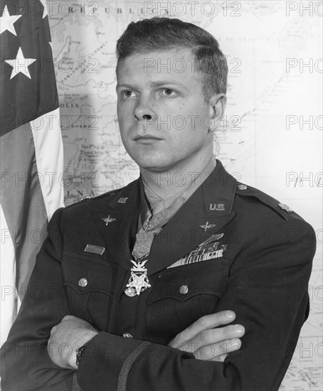 Richard Bong with Medal of Honor