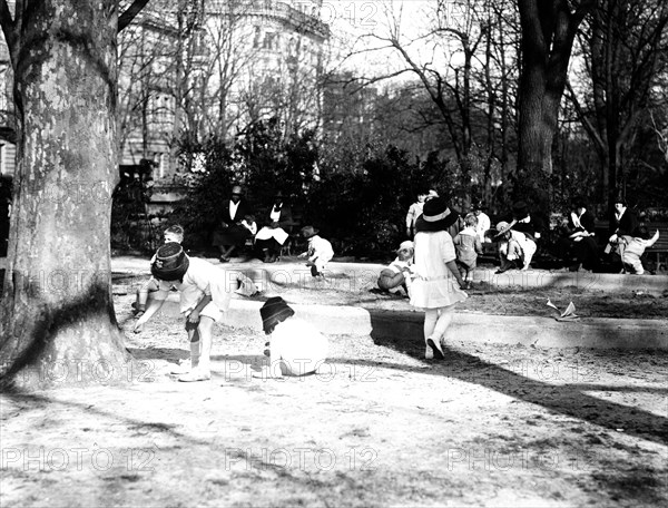 Children playing outside