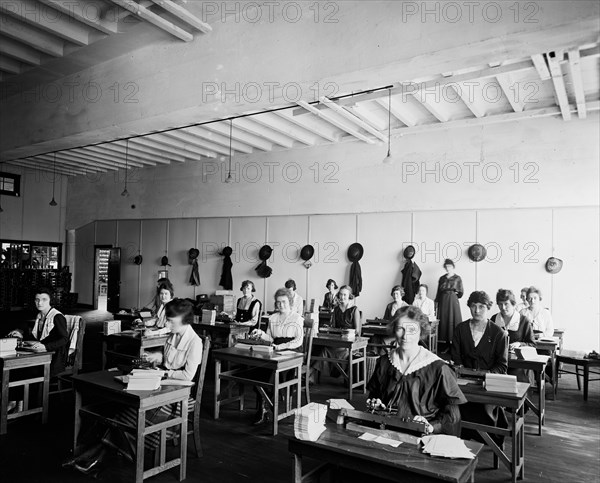 Interior of Workers at the Tabulating Machine Company