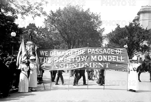 Woman suffrage parade