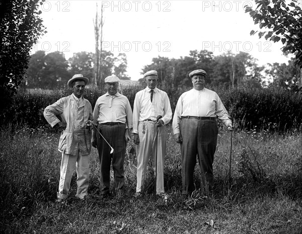 William Howard Taft playing golf