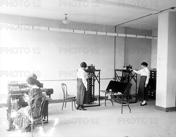 Interior of Workers at the Tabulating Machine Company