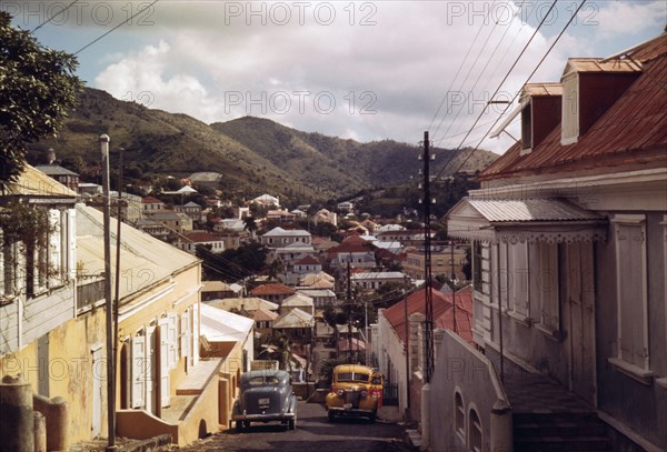 One of the steep streets on the hillsides