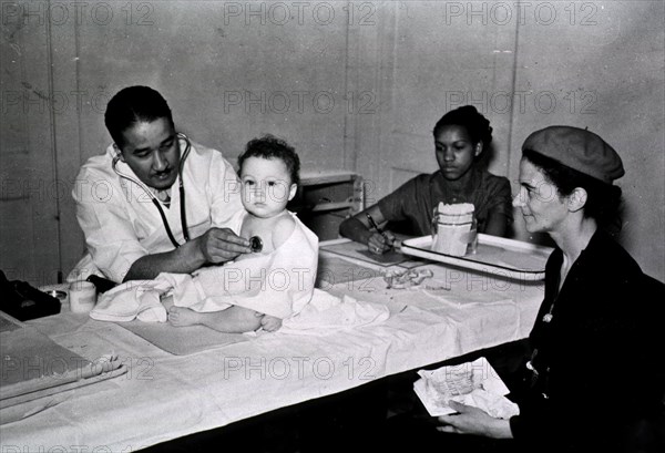 View of an African American physician