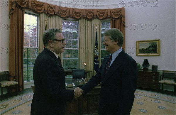 Nelson Rockefeller and Jimmy Carter