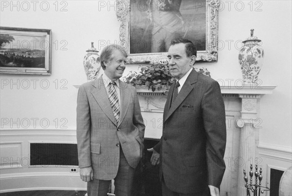 Jimmy Carter with Andrei Gromyko