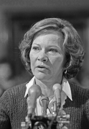 Rosalynn Carter testifies before Senate Sub-Committee