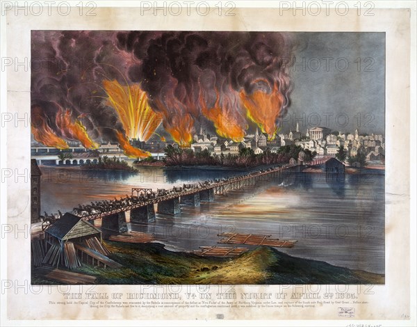 American Civil War Lithograph