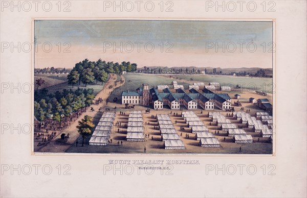 Mount Pleasant Hospitals, Washington, D.C. ca. 1862