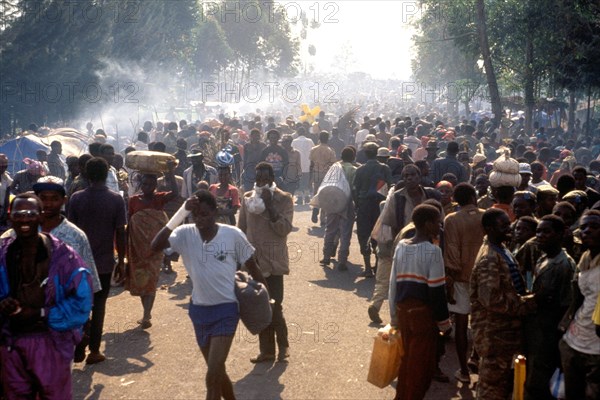 Rwandans at the Kitali refugee camp in Goma