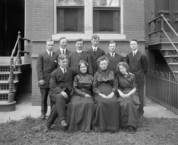Father Fealey & family group photo ca.  between 1910 and 1935