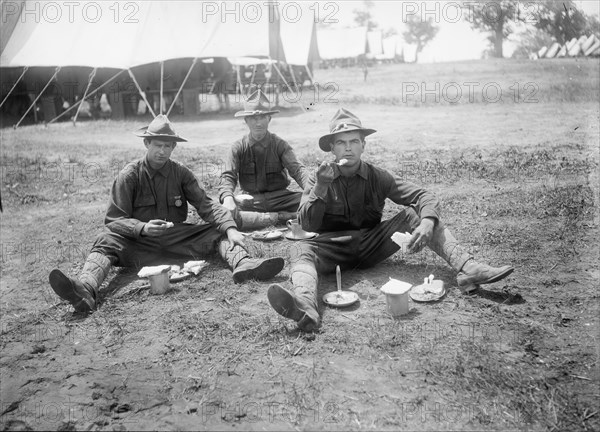 U.S. Army or National Guardsmen ca. between 1909 and 1940