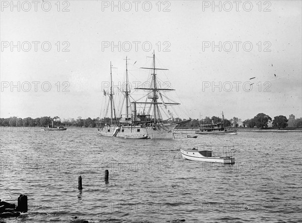 U.S.S. Nantucket, training ship ca. between 1909 and 1920