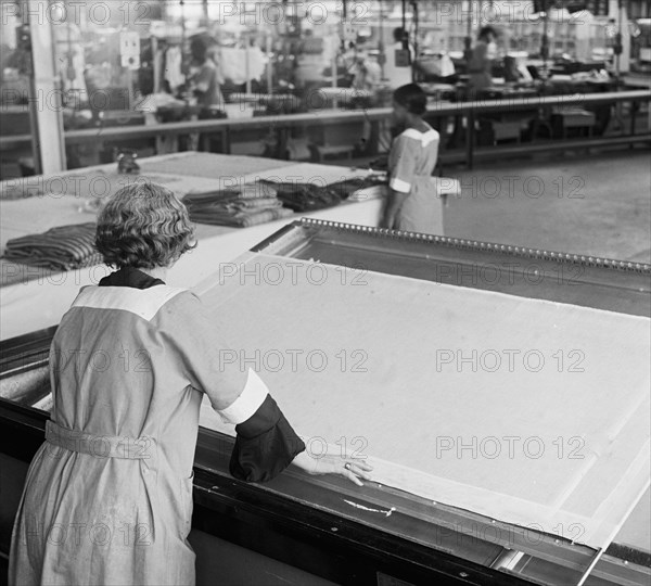 Woman working at the Tolman Laundry, Washington. D.C. ca. between 1909 and 1923