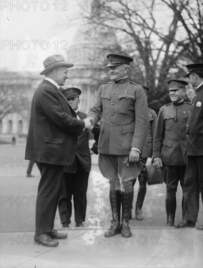 General Pershing & Julius Kahn of CA ca.  between 1918 and 1920