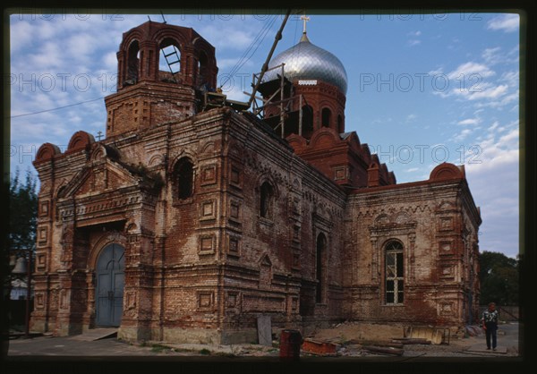 Church of the Intercession, (around 1910), southwest view, Uglovoe, Russia; 2000