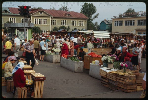 Central market, Petrozavodsk, Russia; 1991