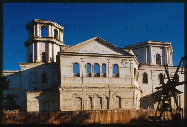 Trinity Cathedral (1812-17), south facade, Kiakhta, Russia; 2000