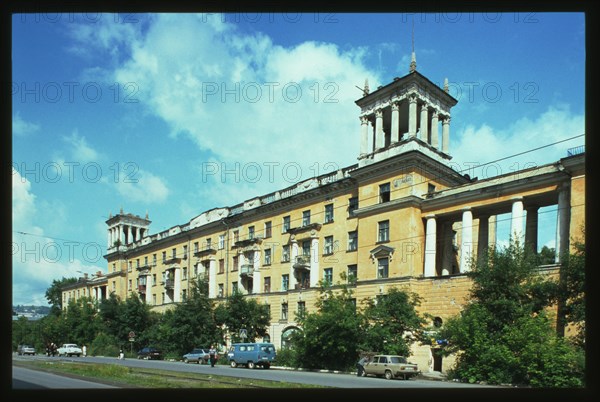 Apartment building (Karl Marx Street #4), (around 1950), Zlatoust, Russia; 2003