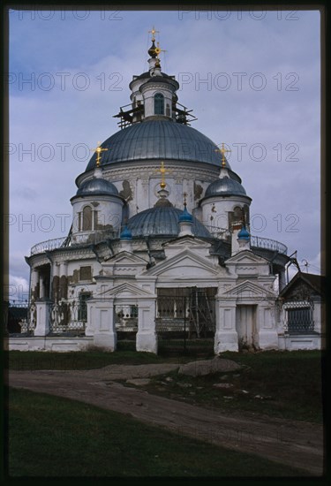 Church of the Kazan Icon of the Virgin (1814-16), east view, Tel'ma, Russia; 2000