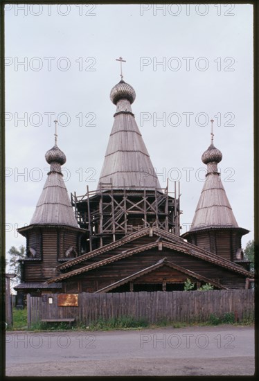 Cathedral of the Dormition (1711-1717), west facade, Kem, Russia; 2000