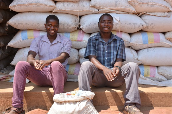 Smallholder farmers in Malawi Africa ca. 20 October 2015