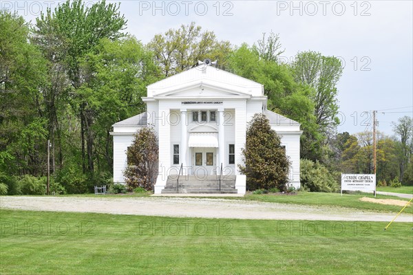 Union Chapel United Methodist Church on U.S. 50 near Sumner, IL