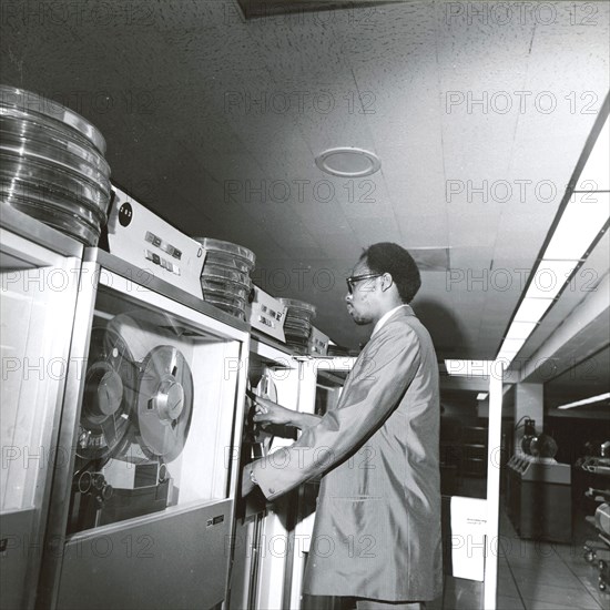 1969 Automatic Data Processing center early computers