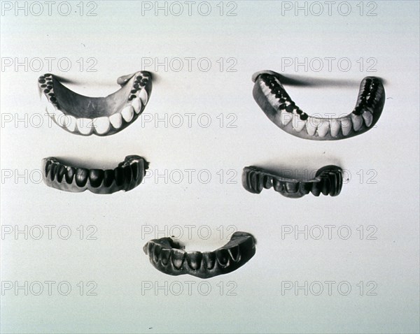 A variety of Japanese dentures