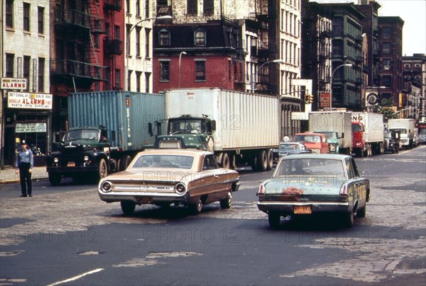 Holland Tunnel Traffic Is Lined Up