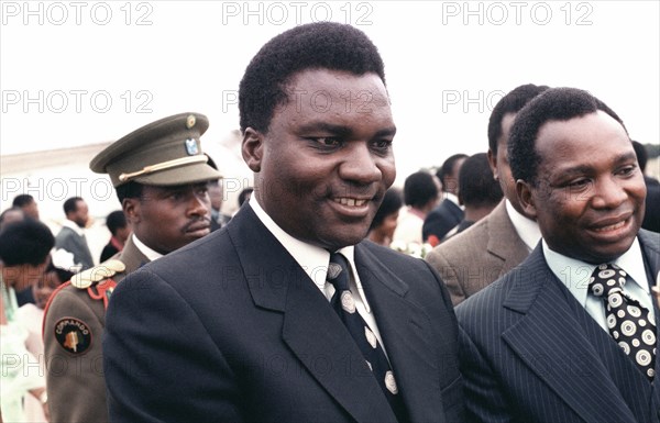 President Juvenal Hayarimana of Rwanda