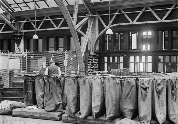 Interior of United States post office