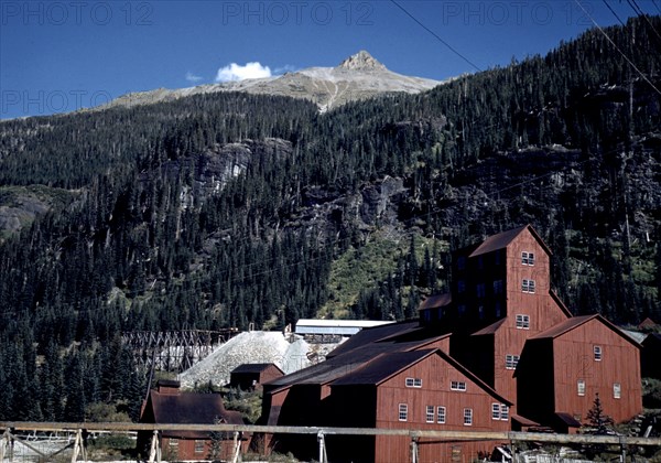 Mill at the Camp Bird Mine