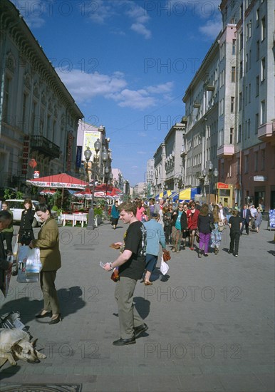 Street scene in Murmansk Russia