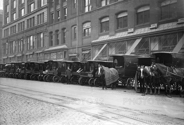 Woodward & Lothrop Department Store trucks