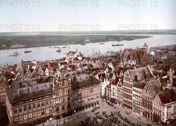 General view, Antwerp, Belgium ca. 1890-1900