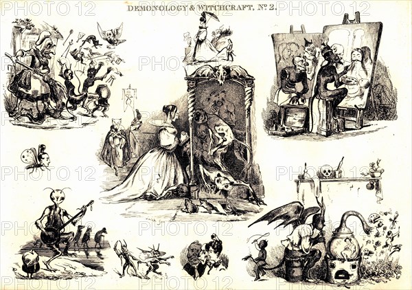 Demonology & witchcraft, no. 2 ca. 1840