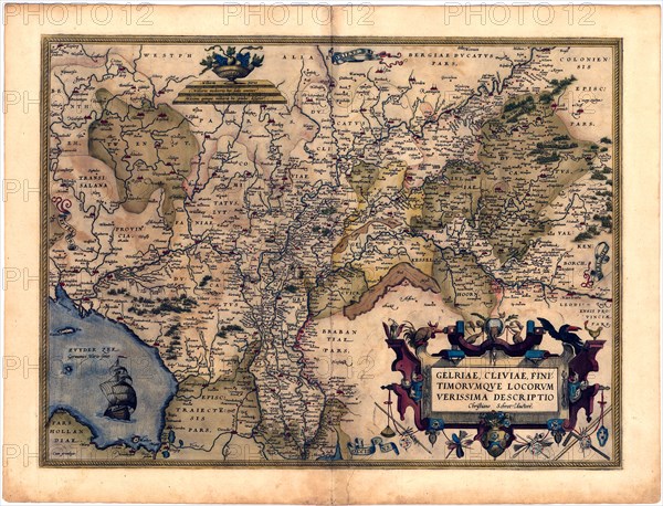 Abraham Ortelius - First World Atlas ca. 1570 - Geldria