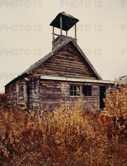 School house 1970s Alaska Wilderness