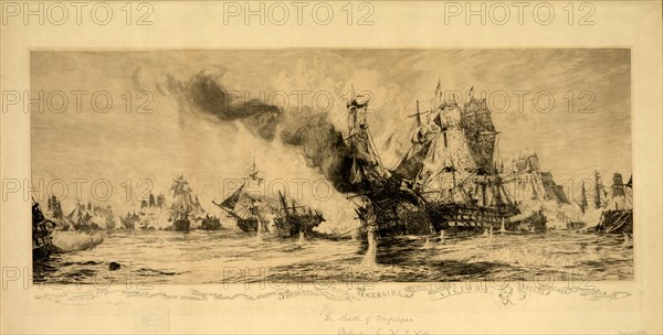 The Battle of Trafalgar (printed 1893)