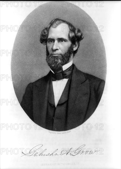 Galusha Aaron Grow (August 31, 1823 – March 31, 1907) was a prominent American politician, lawyer, writer and businessman, and was a Pennsylvania representative and Speaker of the U.S. House of Representatives from 1861 to 1863