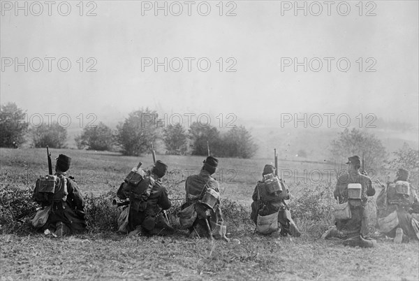 French soldiers at the beginnning of World War I ca. 1914-1915