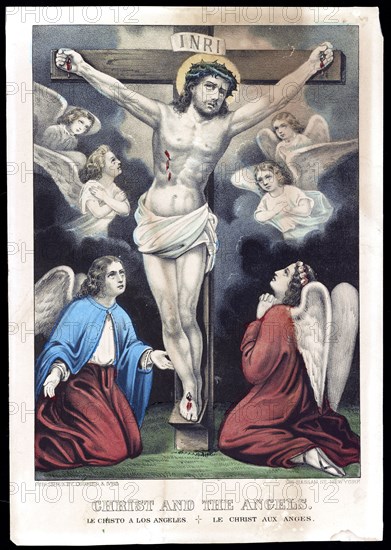 Christ and the Angels Le Cristo a los Angeles = Le Christ aux Anges ca. 1856-1907