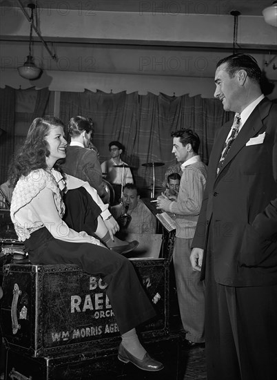 Portrait of Boyd Raeburn and Ginnie Powell, Nola's, New York, N.Y., ca. Feb. 1947