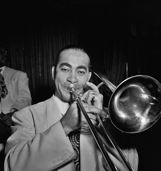 Portrait of Lawrence Brown, Aquarium, New York, N.Y., ca. Nov. 1946