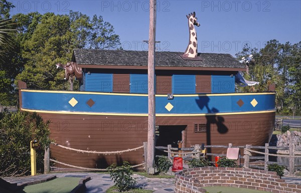 1980s United States -  Noah's ark view 2 -  Noah's Ark Golf -  Myrtle Beach -  South Carolina ca. 1988