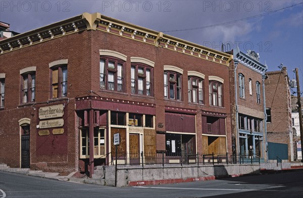 1990s United States -  Miner's Diner building, Bisbee Arizona ca. 1991