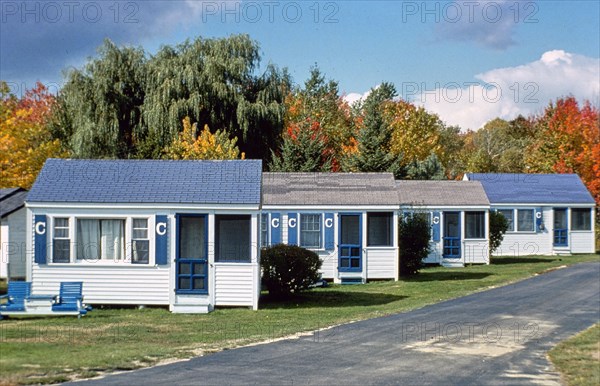 1970s United States -  Coastal Motel, Wells, Maine 1978