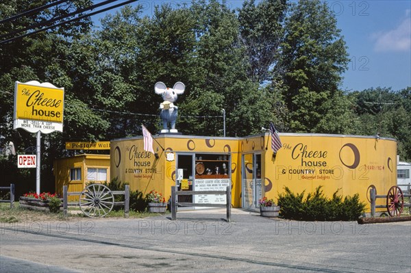 1970s America -   The Cheese House, Sturbridge, Massachusetts 1977